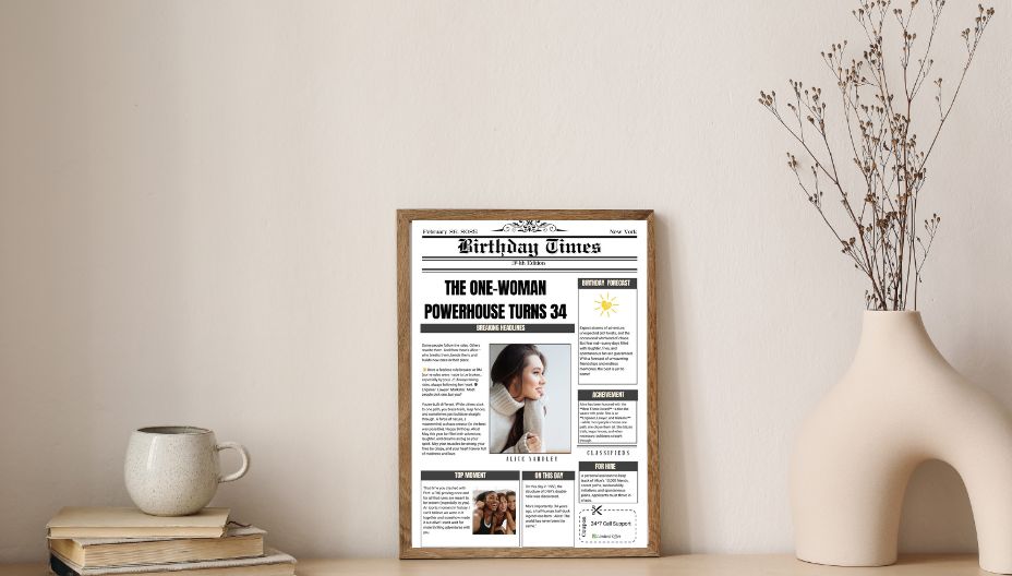 Birthday Newspaper